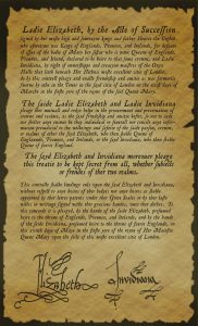 Invidiana and Elizabeth's contract