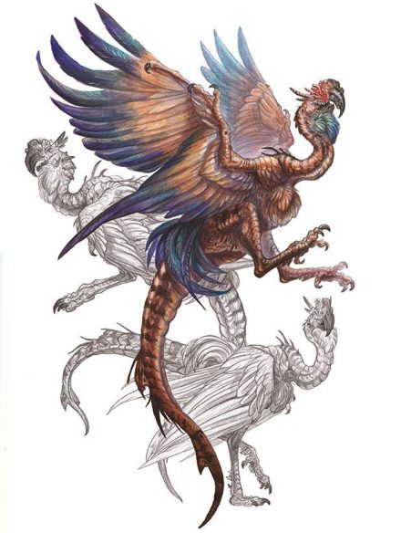 art for "From the Editorial Page of the Falchester Weekly Review," by Brynn Metheney