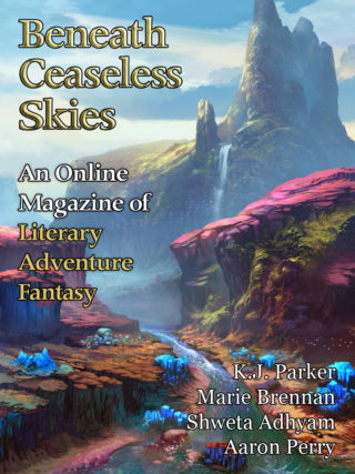 cover art for issue #287 of BENEATH CEASELESS SKIES