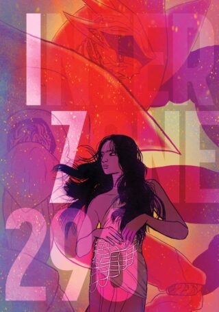 cover art for Interzone #296, which I am unsure how to describe